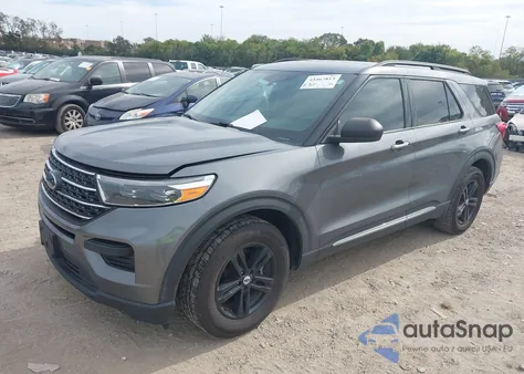 2021 Ford Explorer Xlt z USA, uszkodzony, nr VIN 1FMSK7DH9MGB42870